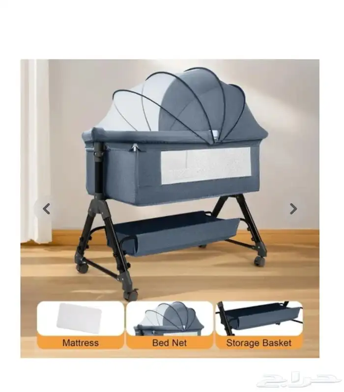 سرير جديد نكست تو مي سرير اطفال جانب سرير الام 0