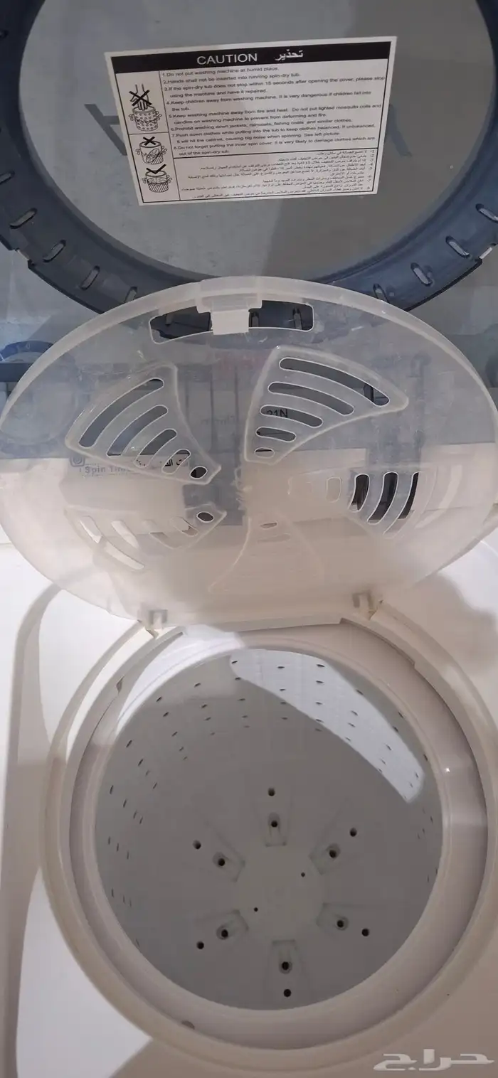 غسالة هام حوضين 12 كيلو مستخدمه بحاله جديد 0