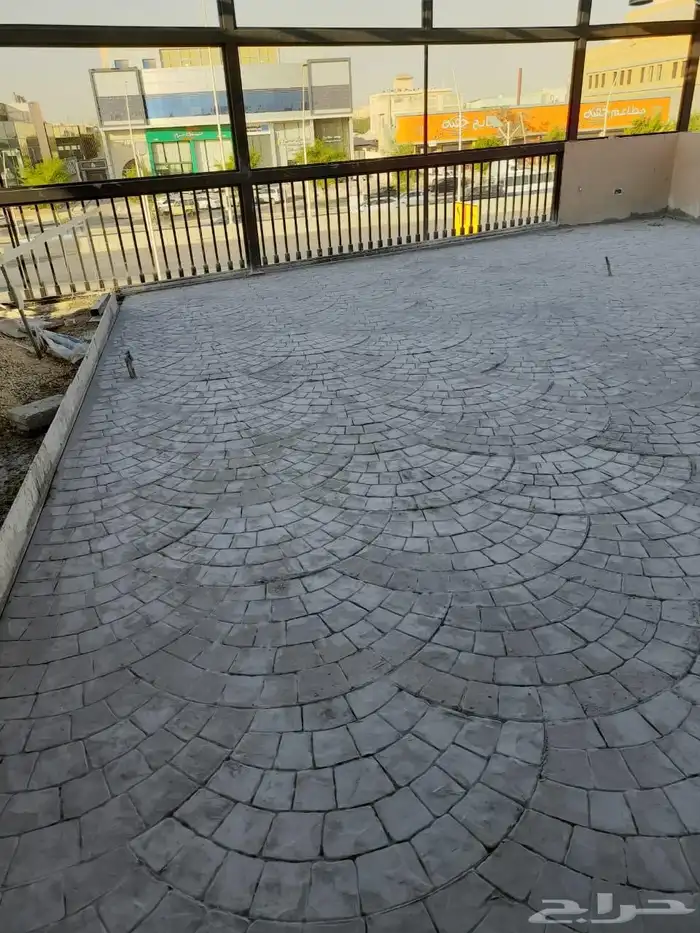 الخرسانة المطبوعة الملانه صبة مروحة صبة ميزانية ايبوكسيى 1