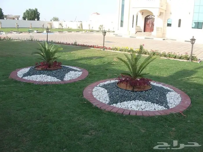 تنسيق حدائق أشجار وزهور 2