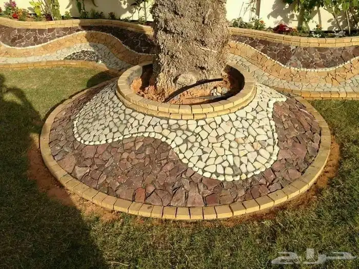 تنسيق حدائق أشجار وزهور 0