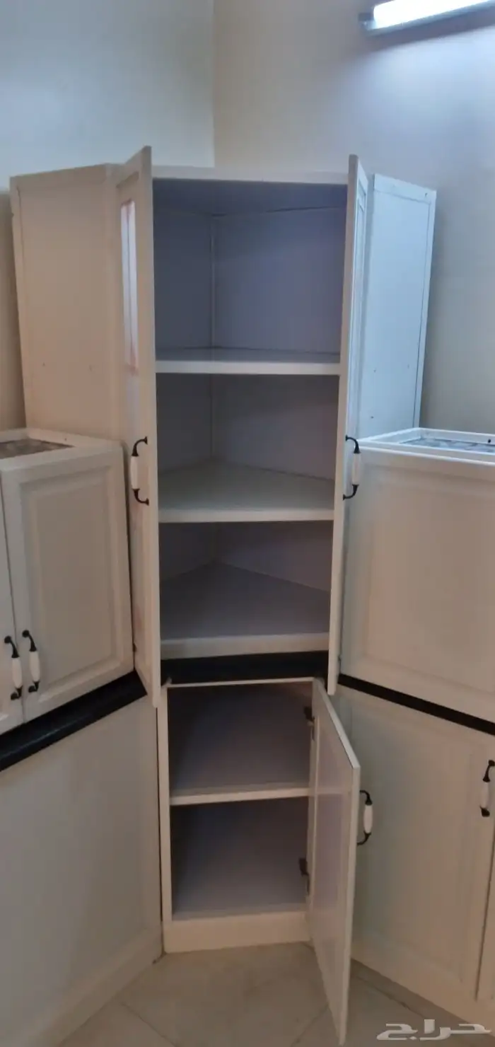 دولاب مطبخ المنيوم زواية حرف L 5