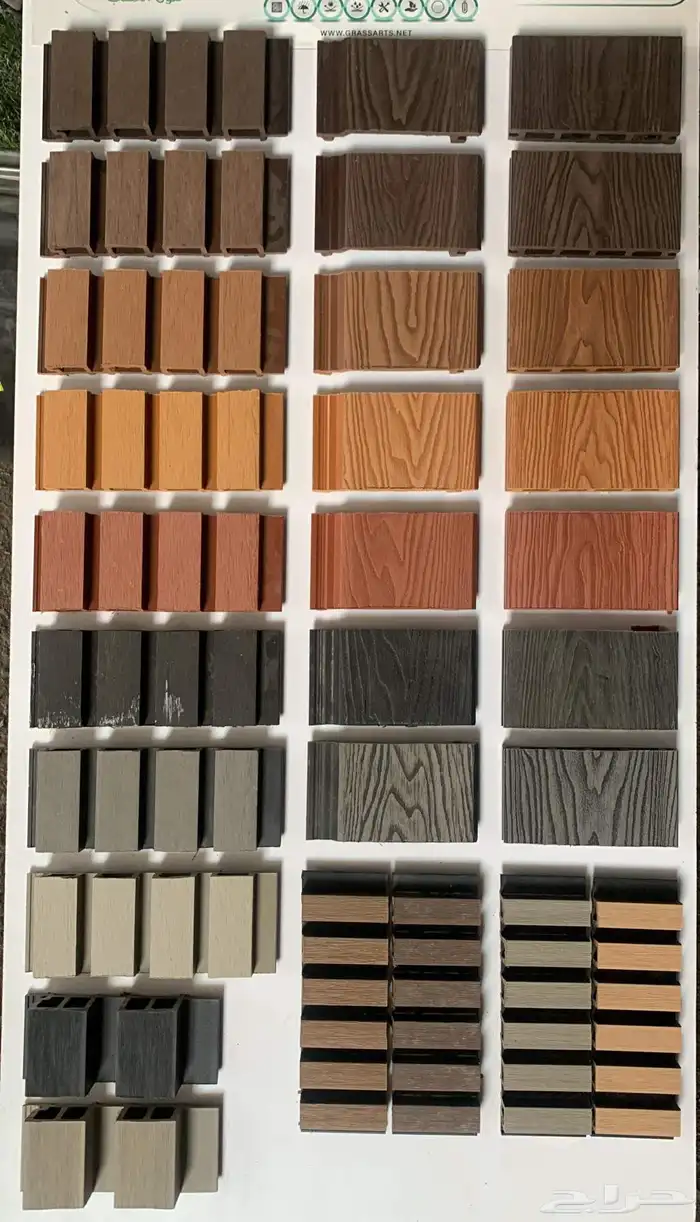 متوفر بديل خشب خارجي اللون مميزه بسعر الجمله 0