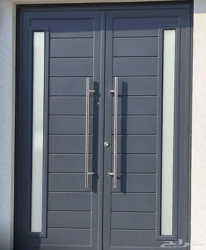 تفصيل ابواب كلادن وليزر وأبواب تيوب مع زجاج والمونيوم وأبواب 8