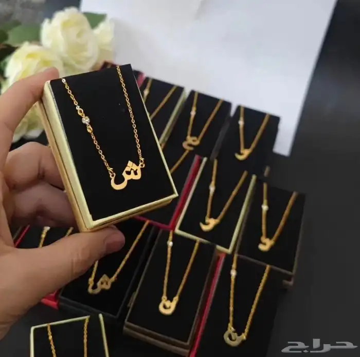 سلسال اسم حسب الطلب   مطلي ذهب أو فضة   هدية مميزة 16