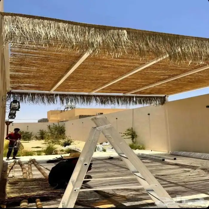 خيزران مظلات قش لافريقي 4