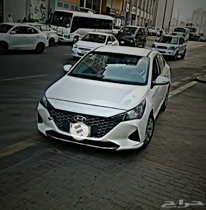 سياره اكسنت 2022 جاهز ل اي مشوار في المدينه 0