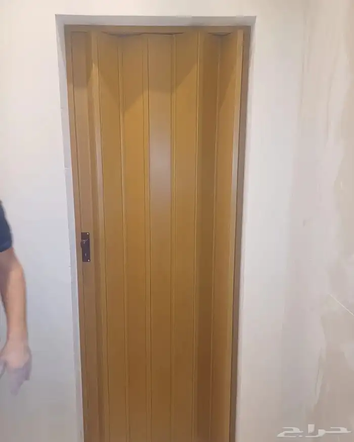 باب ابواب سحب سحاب سحابة جلد وبلاستيك كورديون 9