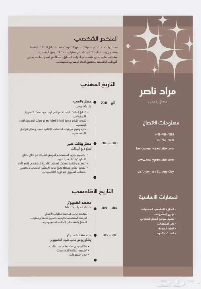 سيرة ذاتية ATS 14