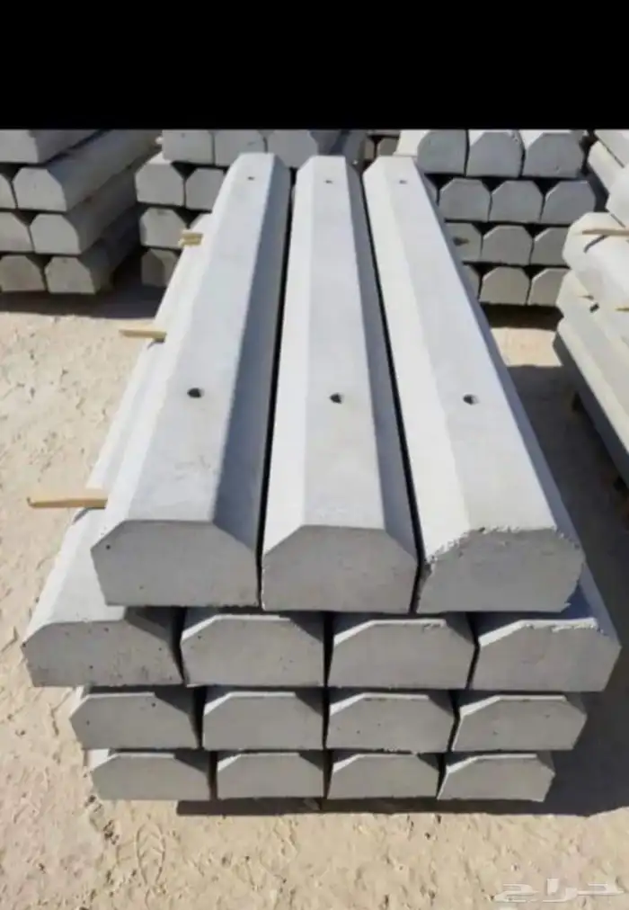 نرجس حواجز خرسانيه أنوع المقاسات مسطات سفتي أنوع المقاسات 0