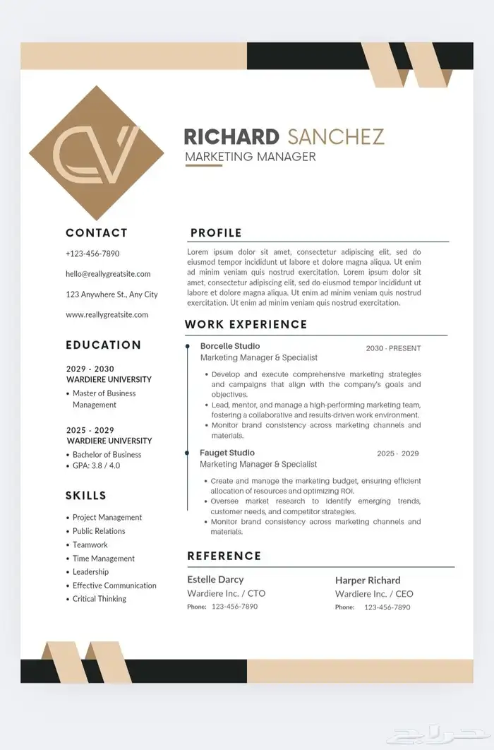 سيرة ذاتية ATS 11