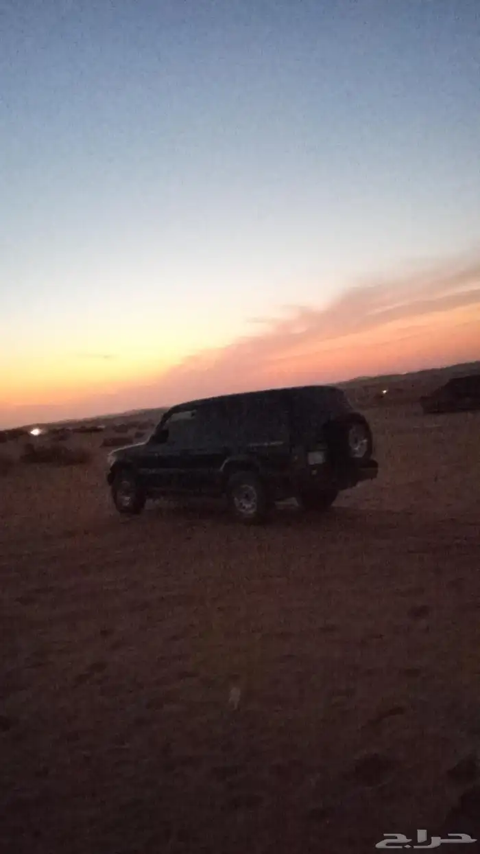 للبيع مستبيشي باجيرو موديل 2001 ستاندر ما يشتكي الا من القير 2