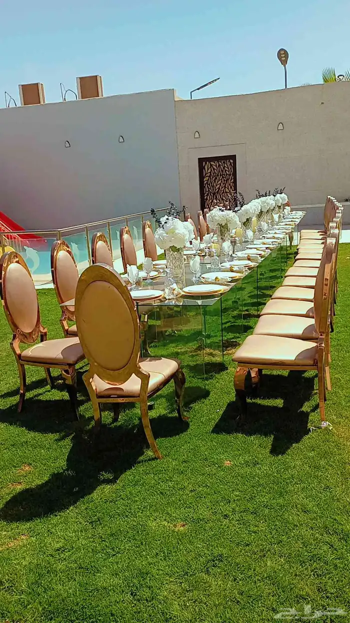 حفلات ومناسبات تأجير جلسات شعبيه طاولات طعام كراسي مداخل 1