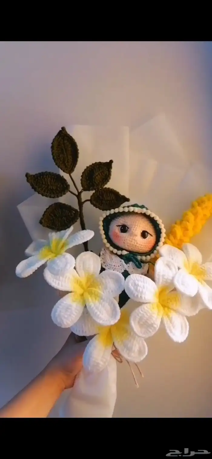 باقات ورد بخيوط الصوف جاهزة للتسليم الفوري 7