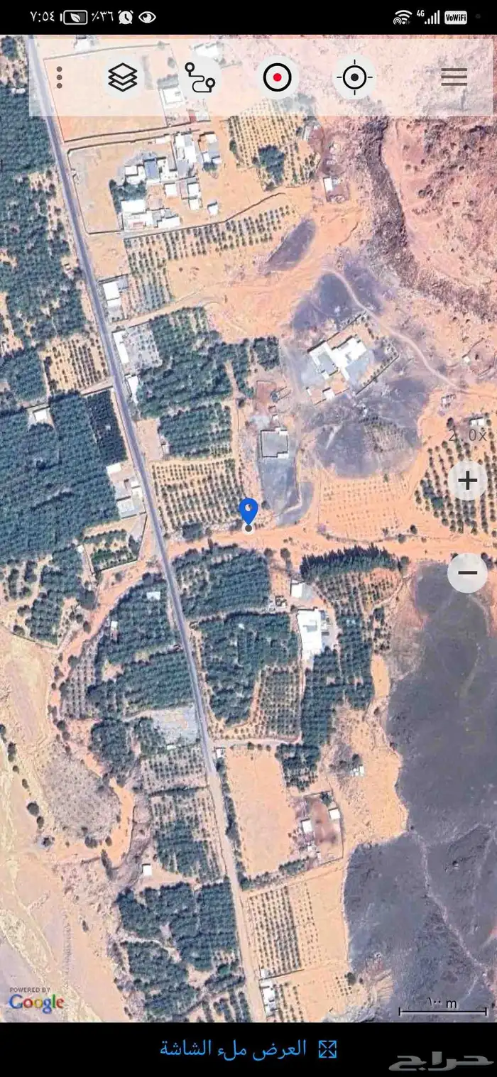 كشف آبار مياه عبر قمر الاصناعي 6