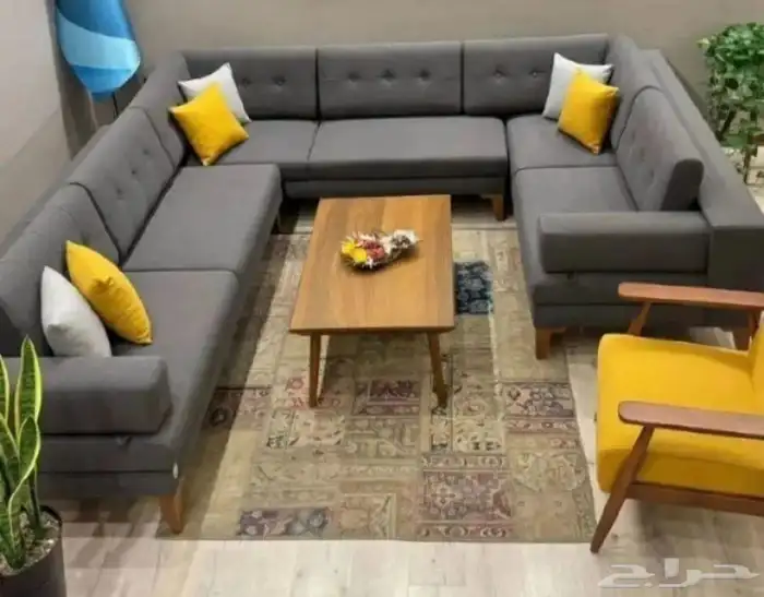 مفروشات الرياض  تفصيل جميع انواع الكنب والجلسات الارضي والس 0