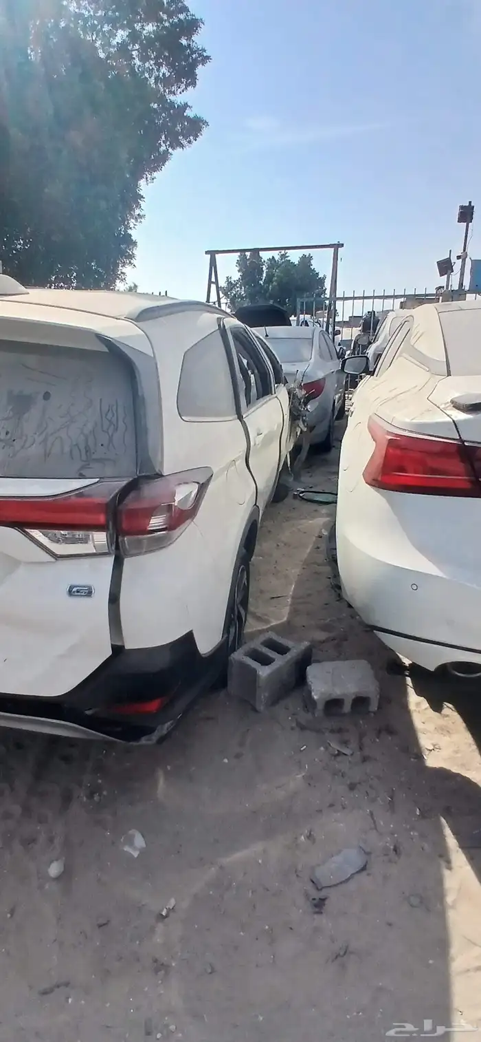 تايوتا راش موديل 2022 تشليح قطع غيار فقط 1