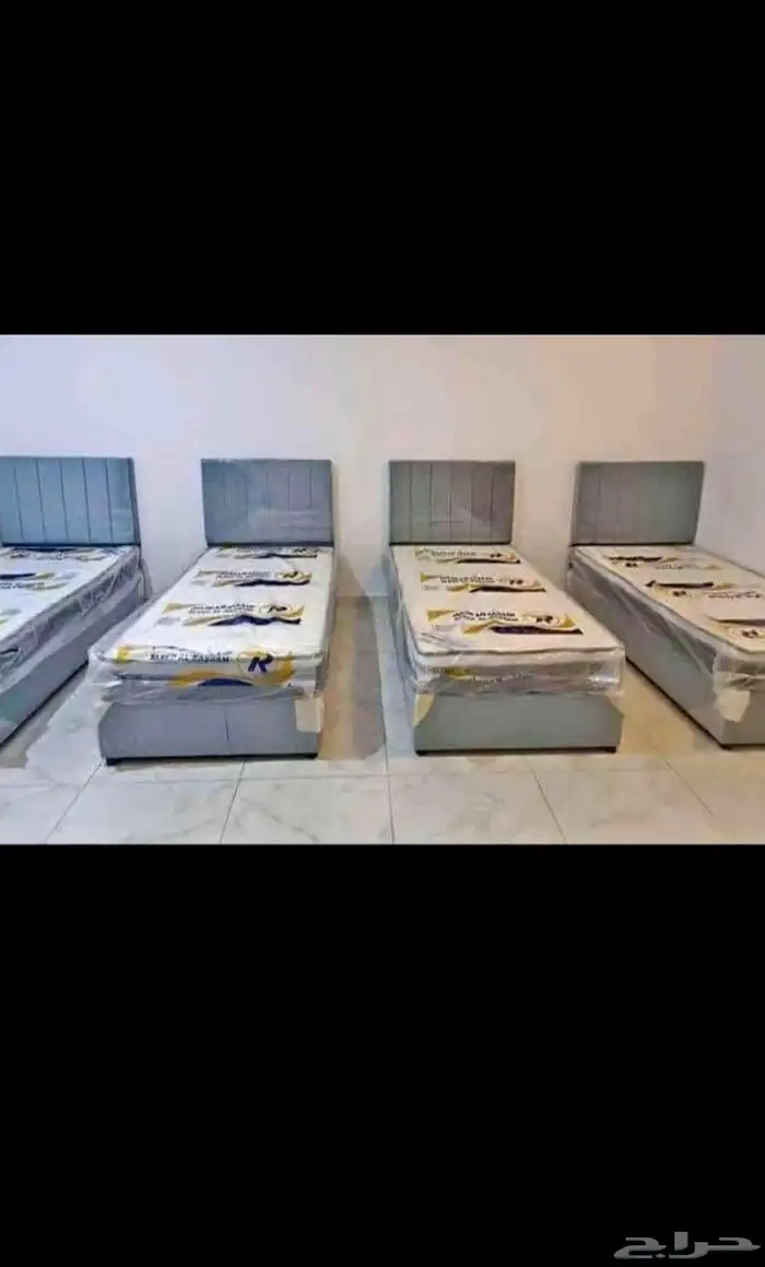 سرير مفرد مع مرتبة متوفر جديد تمام ا بأفضل جودة بجميع الألوا 5
