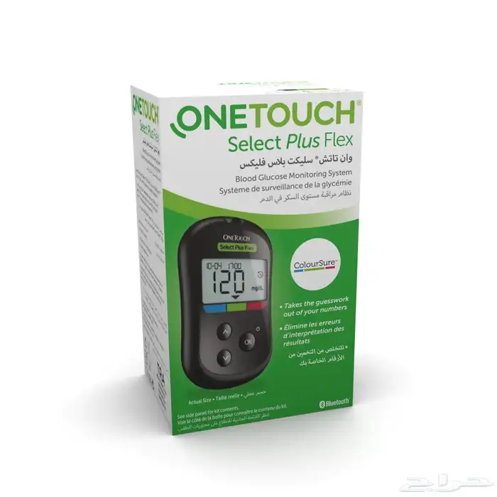 جهاز قياس السكر وان تاتش سيليكت بلس شرايط تنباع منفصل 0