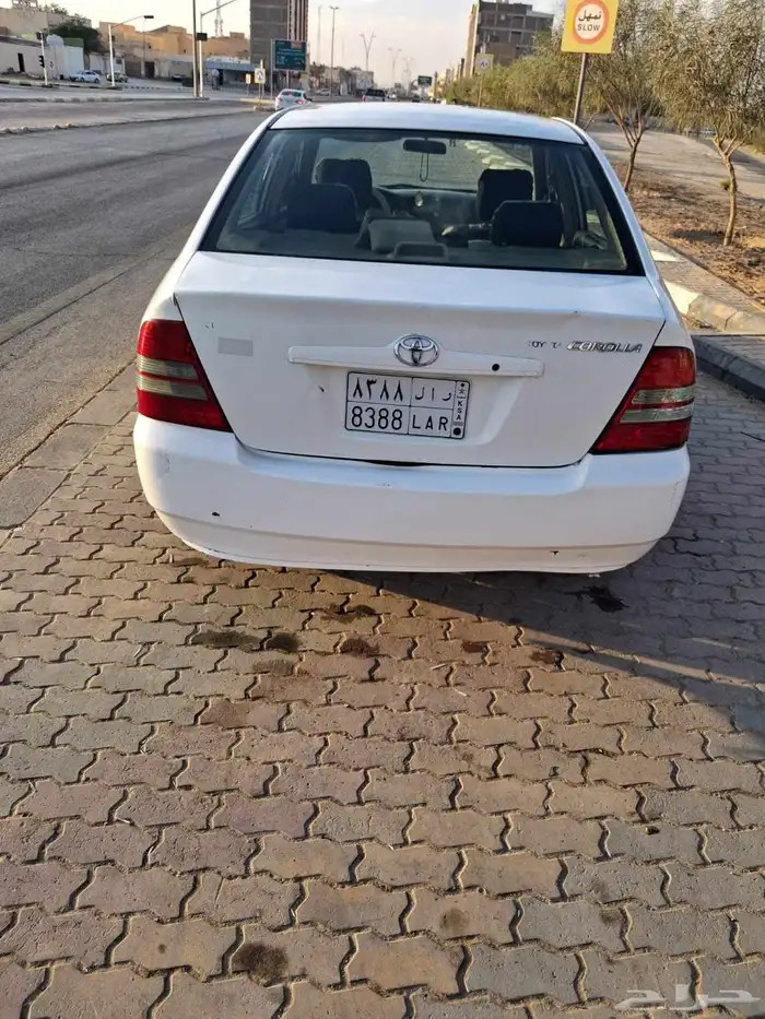 تويوتا كورولا 2003 جير عادي قزاز كهرباء ما تحتاج مصروف كل شي 2