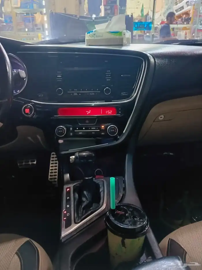 كيا أوبتيما نظيفة فل كامل بصمة 2014 11