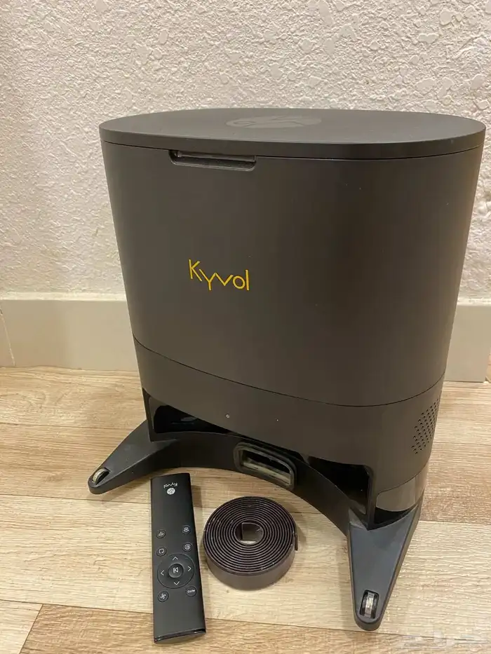 شاحن مكنسة ربوت كيفول وريموت تحكم وشريط فاصل مغناطيسي 1