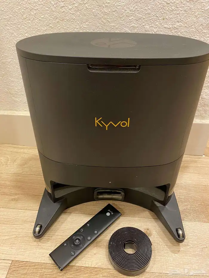 شاحن مكنسة ربوت كيفول وريموت تحكم وشريط فاصل مغناطيسي 0