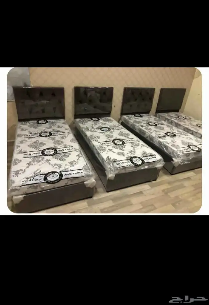 سرير مفرد مع مرتبة متوفر جديد تمام ا بأفضل جودة بجميع الألوا 1