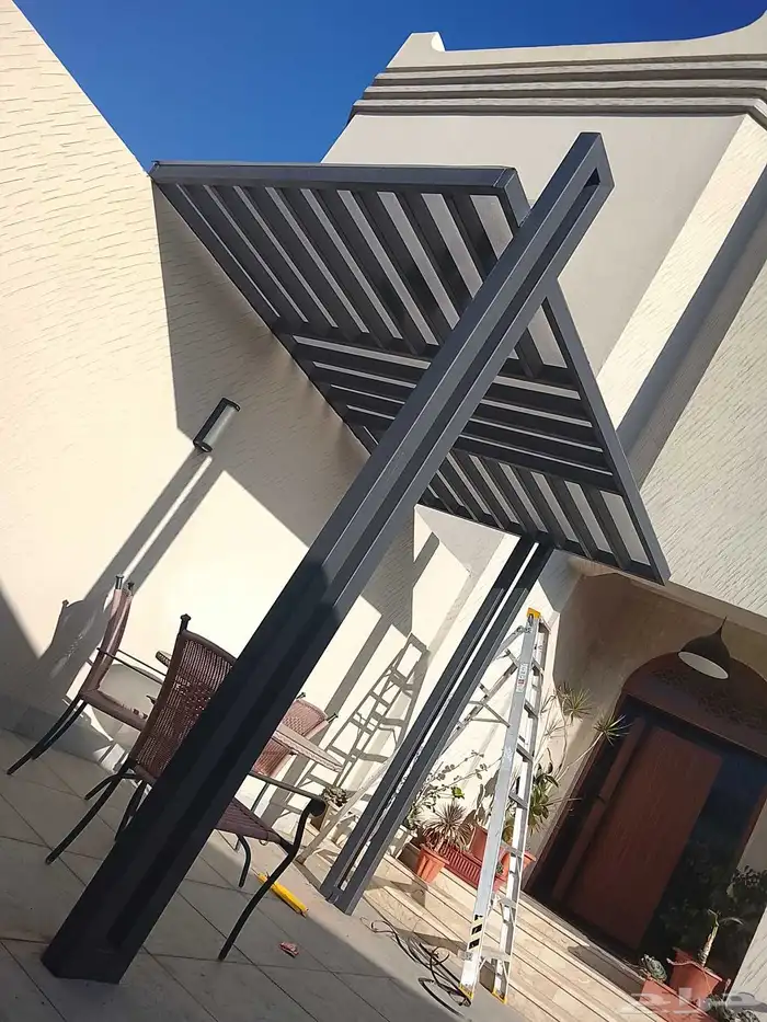 مقاولات عامه حداد مظلات سيارات سواتروجميع اعمال فنيه رائعه 5