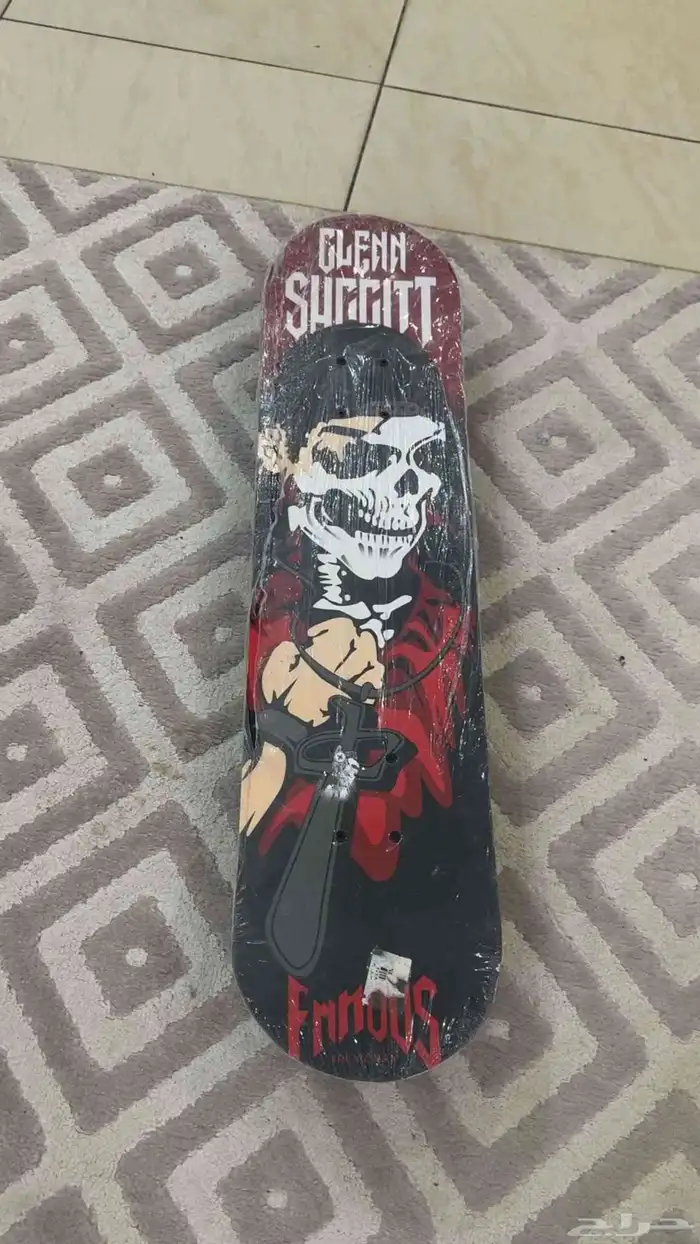 السلام عليكم ورحمه الله وبركاته -لوح تزلج للبيع جديد 0