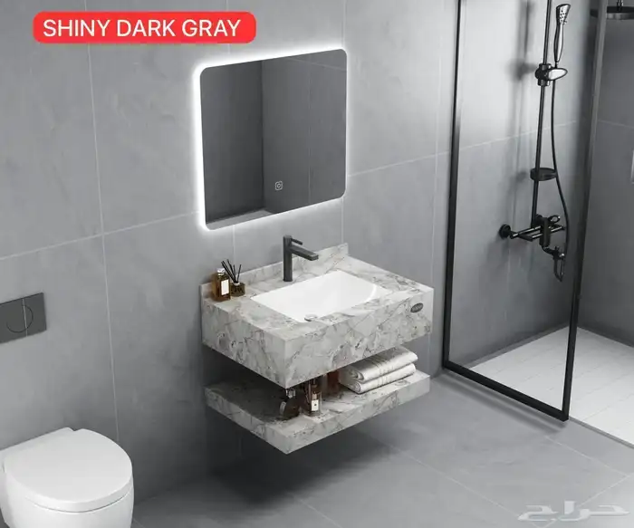 مغاسل رخام جاهزة حوض وحوضين مقاسات متنوعة 0