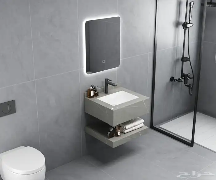 مغاسل رخام جاهزة حوض وحوضين مقاسات متنوعة 7