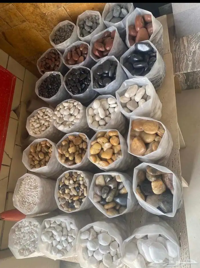حجر زينه للحدائق والممرات والاحواض الزراعيه 0