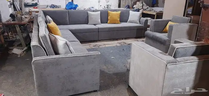 مفروشات الرياض  تفصيل جميع انواع الكنب والجلسات الارضي والس 8