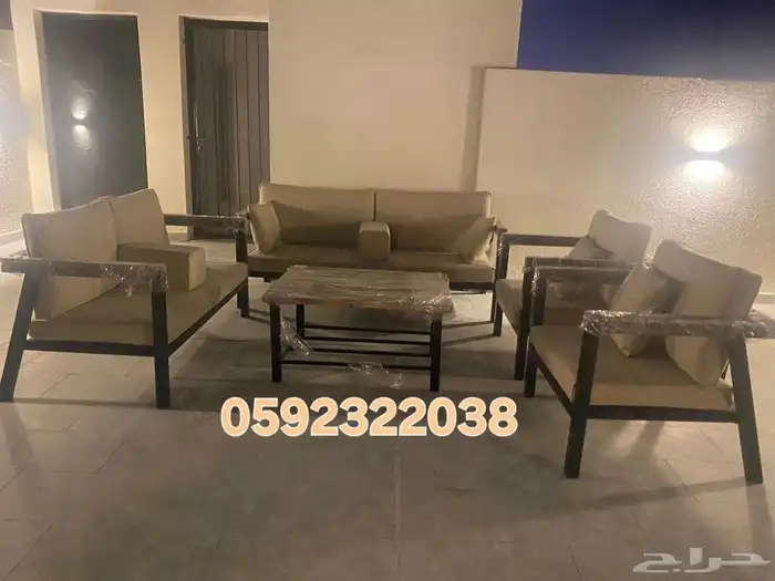 جلسه خارجيه حديد مربع 5في5 0