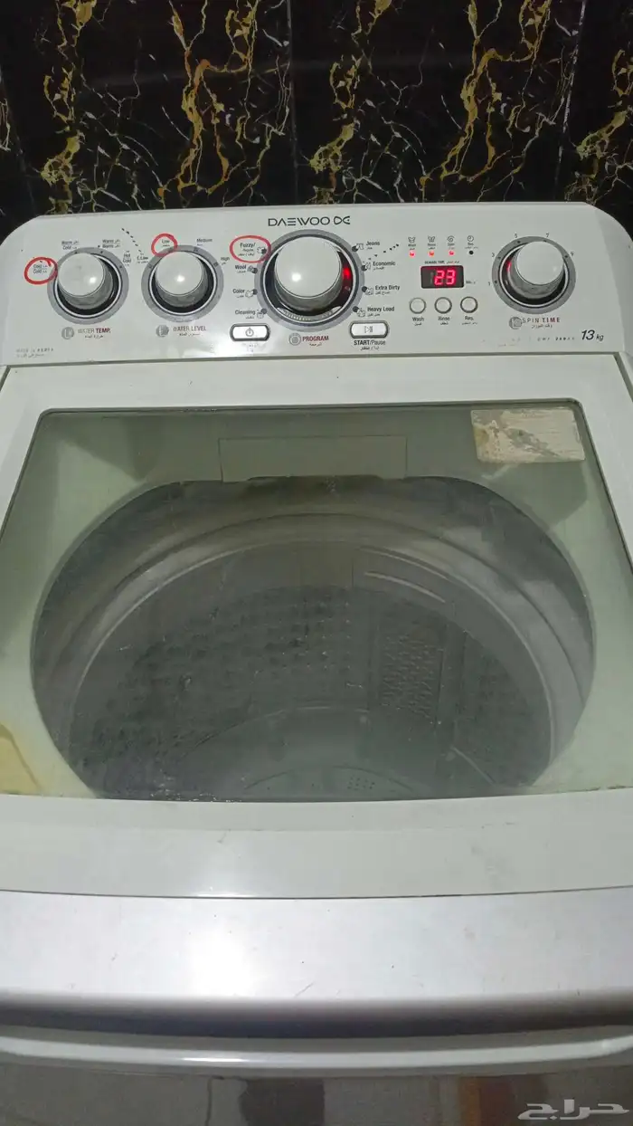 غسالة للبيع دايو تعمل بحالة ممتازة ( استخدام قليل) 0