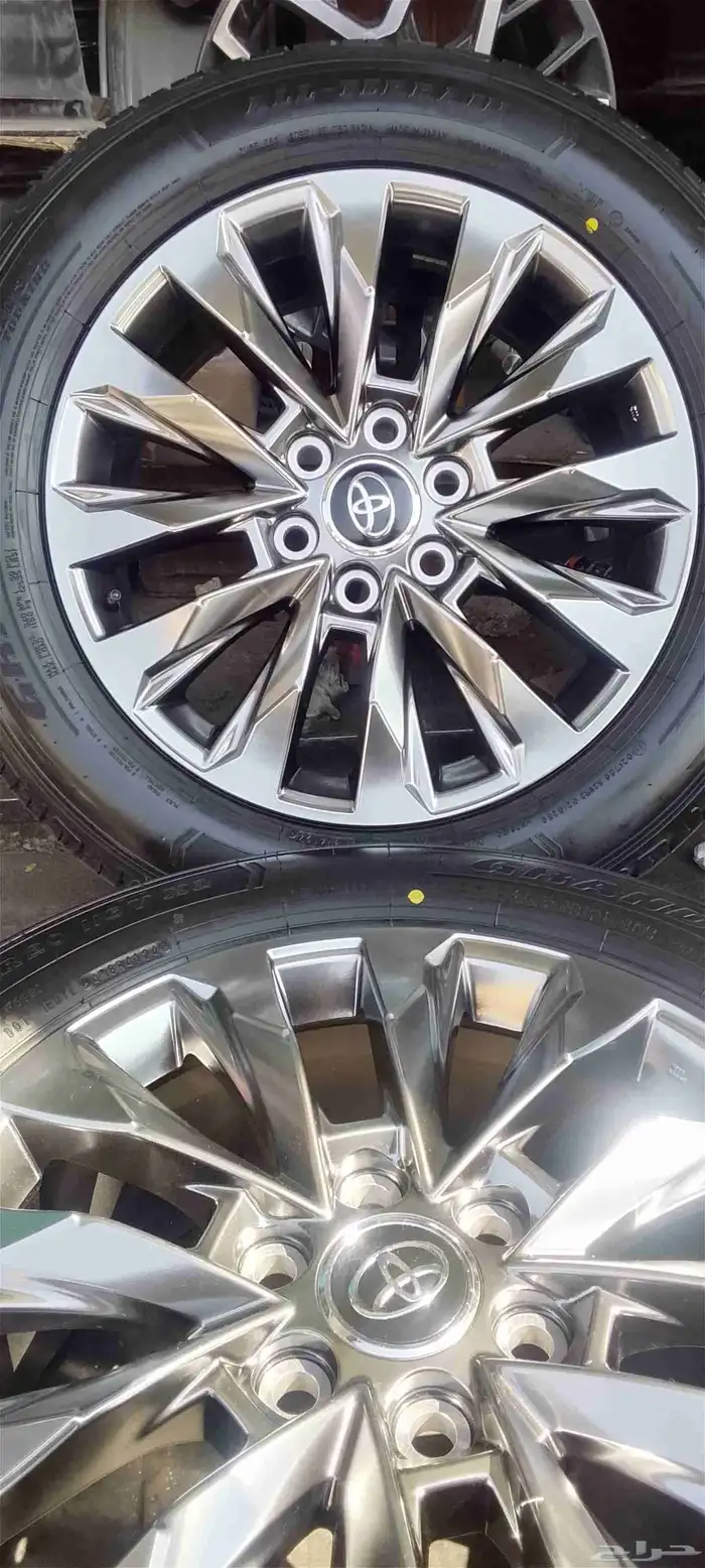 جنوط و الكفرات جيف تويوتا لاندكروزر مقاس 20 أصلي وكاله موديل 1