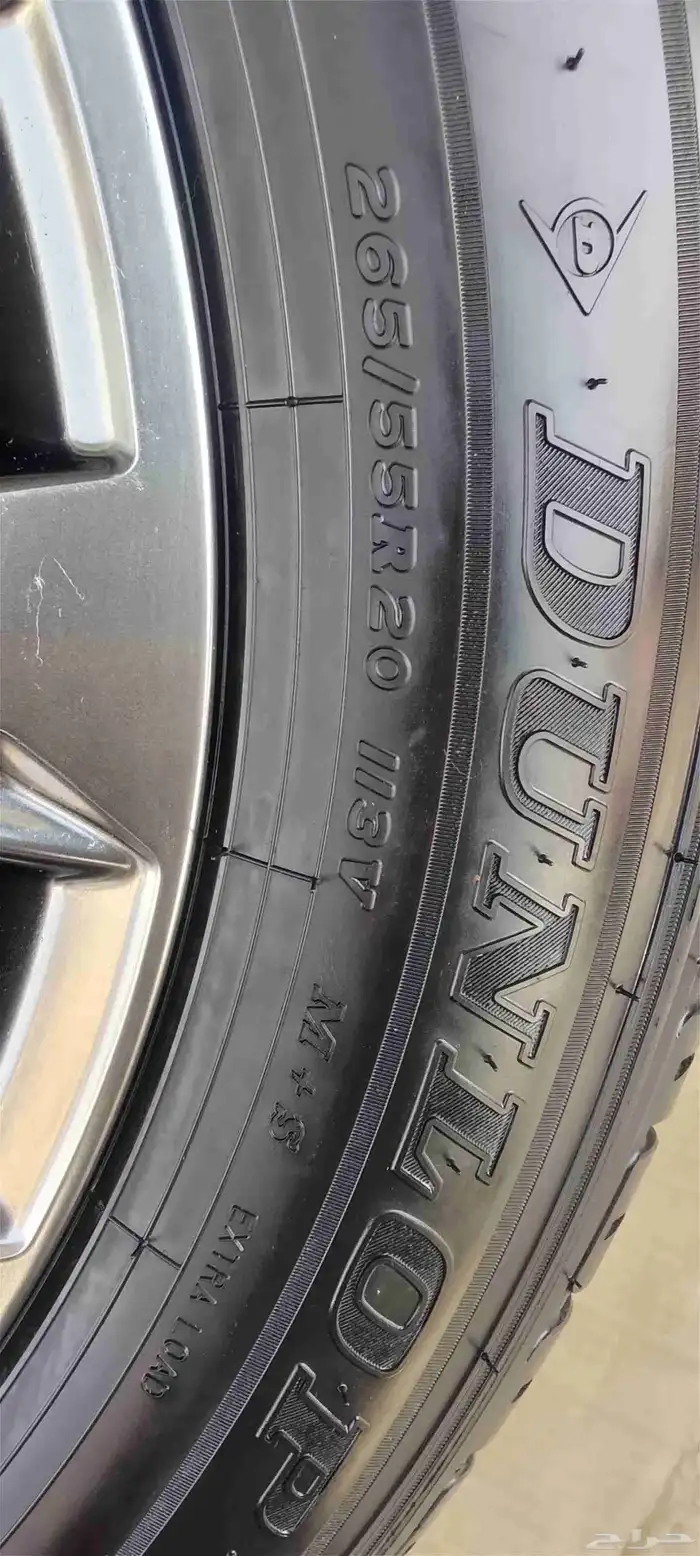 جنوط و الكفرات جيف تويوتا لاندكروزر مقاس 20 أصلي وكاله موديل 4