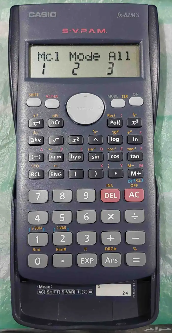 حاسبة عليمة كاسيو الاصلية casio Fx-82MS 0