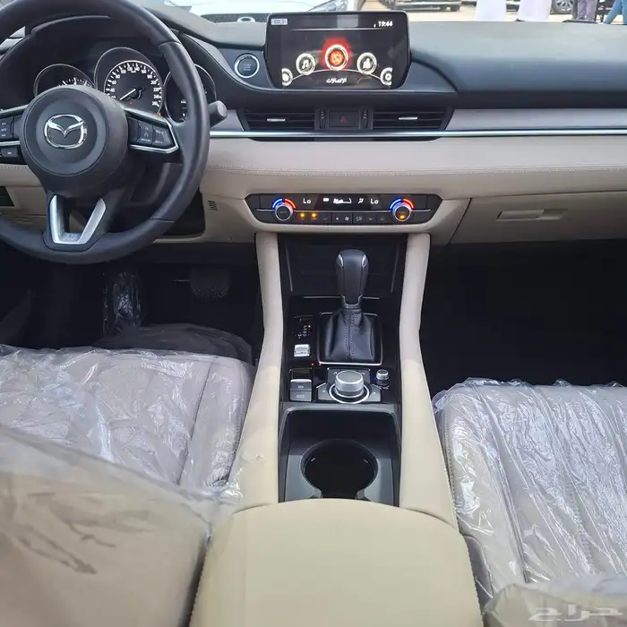 مازدا 6موديل 2024 نص فل فتحه خليجي السعر 108الف شامل الضريبة 20