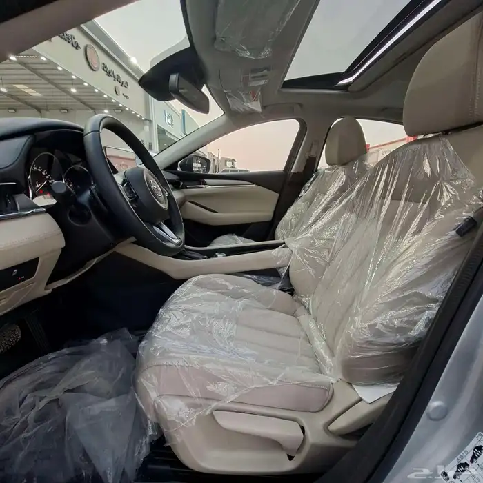 مازدا 6موديل 2024 نص فل فتحه خليجي السعر 108الف شامل الضريبة 13