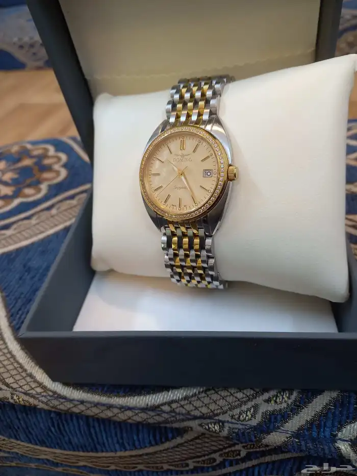 ساعه ماركة ديموند العالميه سويسري مرصعه اصدار نادر مميز 8