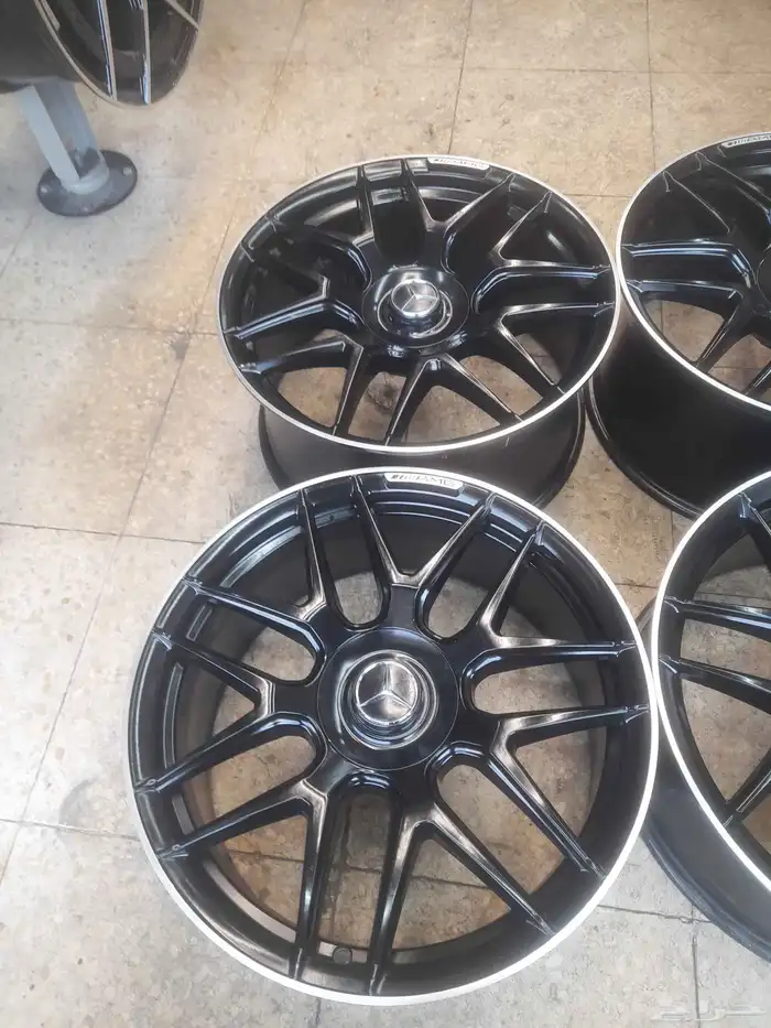 جنوط مرسيدس E63 مقاس 19 حق موديل 2020 اصلي وكاله نظيف مررره 4