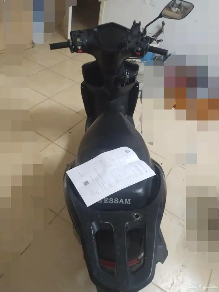 دباب بطة دراجة وسام ناري موديل 2025 اسود 2