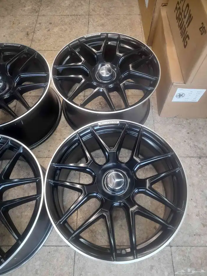 جنوط مرسيدس E63 مقاس 19 حق موديل 2020 اصلي وكاله نظيف مررره 5