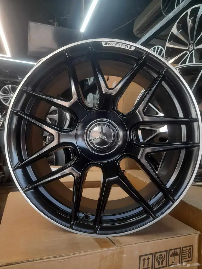 جنوط مرسيدس E63 مقاس 19 حق موديل 2020 اصلي وكاله نظيف مررره 0