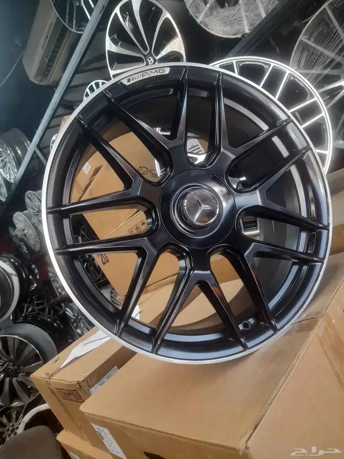 جنوط مرسيدس E63 مقاس 19 حق موديل 2020 اصلي وكاله نظيف مررره 1