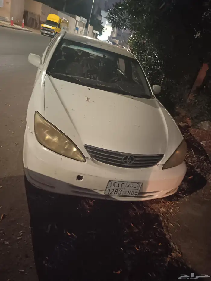 كامري 2004 في رابغ منتهي الفحص والاستماره من سنتين مكينه نظ 2