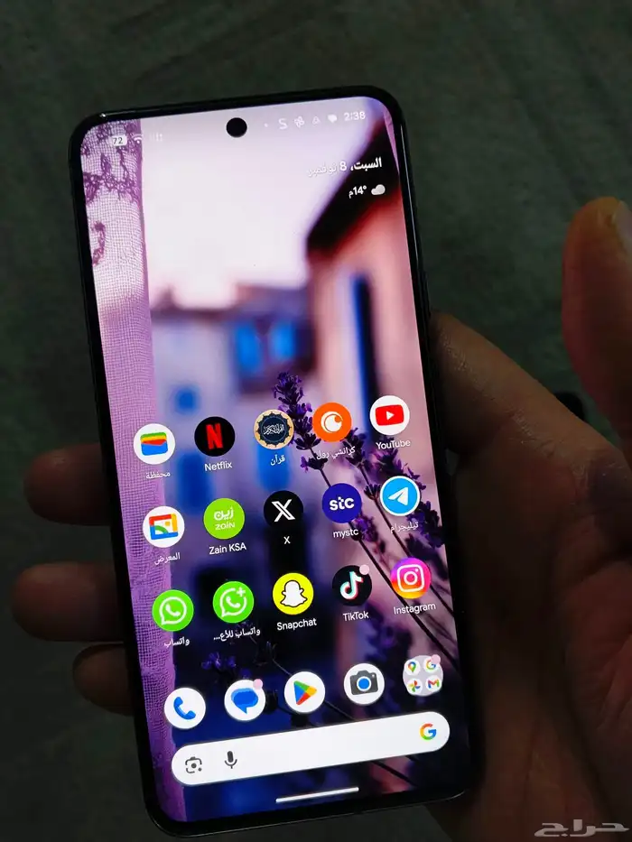 جوال بيكسل 8 من Google الرام 8 الذاكره 256 الرام 8 الجهاز 3