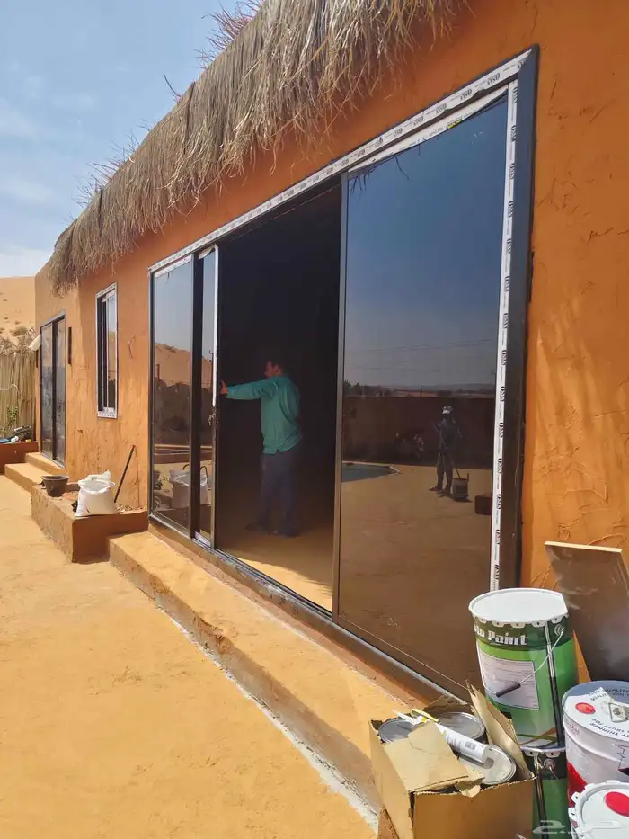 حديد ابواب كلادينج  ليزر  حديد  المنيوم 3